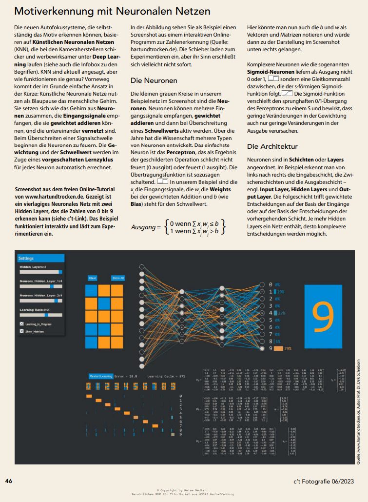 KI-Webanwendung zur Handschrifterkennung